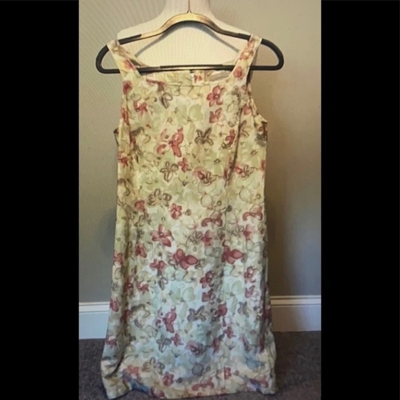 J. Crew Linen Shift Sleeveless Dress Size 6 - Picture 1 of 7